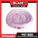 Pet Bed Soft and Comfortable Sleeping Bed (Pink) Duck Design for Cats and Dogs