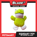 Pet Toy Squeeky Stuffed Animal Frog (Green)