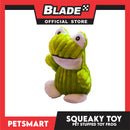 Pet Toy Squeeky Stuffed Animal Frog (Green)