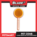 Pet Comb Easy Clean Flower Design (Beige)