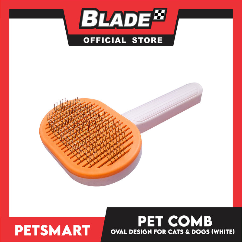 Easy Clean Comb Pet Comb Easy Clean Oval Design (White) – blade.ph