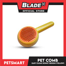 Pet Comb Easy Clean Donut Design (Yellow)