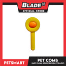 Pet Comb Easy Clean Donut Design (Yellow)