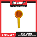 Pet Comb Easy Clean Donut Design (Yellow)