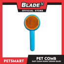 Pet Comb Easy Clean Donut Design (Blue)