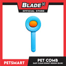 Pet Comb Easy Clean Donut Design (Blue)