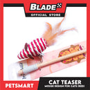 Pet Toy Cat Teaser Mouse Design (Red)