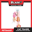 Pet Toy Cat Teaser Mouse Design (Red)