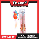 Pet Toy Cat Teaser Mouse Design (Orange)
