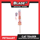 Pet Toy Cat Teaser Mouse Design (Orange)