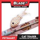 Pet Toy Cat Teaser Fish Design (Brown)