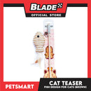 Pet Toy Cat Teaser Fish Design (Brown)