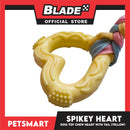 Pet Toy Dog Chew Heart Design with Tail (Yellow)