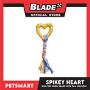 Pet Toy Dog Chew Heart Design with Tail (Yellow)