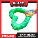Pet Toy Dog Chew Heart Design with Tail (Green)