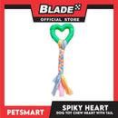 Pet Toy Dog Chew Heart Design with Tail (Green)