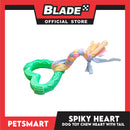Pet Toy Dog Chew Heart Design with Tail (Green)