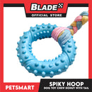 Pet Toy Dog Chew Donut Design with Tail (Blue)