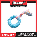 Pet Toy Dog Chew Donut Design with Tail (Blue)