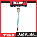 Pet Harness with Leash Plain Design (Green)