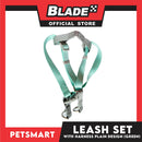 Pet Harness with Leash Plain Design (Green)