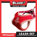Pet Harness with Leash Houston Rockets Basketball Design