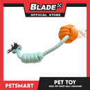 Pet Toy Knot Ball Design (Orange)