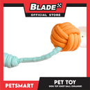 Pet Toy Knot Ball Design (Orange)