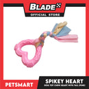 Pet Toy Dog Chew Heart Design with Tail (Pink)