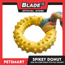 Pet Toy Dog Chew Donut Design with Tail (Yellow)