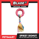 Pet Toy Dog Chew Donut Design with Tail (Pink)
