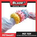 Pet Toy Dog Chew Spiky Wheels (Blue / Yellow / Pink)