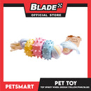 Pet Toy Dog Chew Spiky Wheels (Blue / Yellow / Pink)