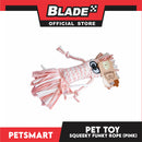 Pet Toy Squeeky Funky Rope (Pink)