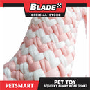 Pet Toy Squeeky Funky Rope (Pink)