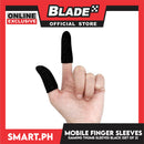 10pcs Gaming Finger Sleeves for Mobile Gaming (Black)
