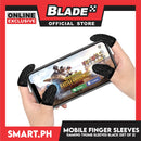 10pcs Gaming Finger Sleeves for Mobile Gaming (Black)