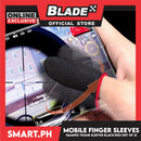20pcs Gaming Finger Sleeves for Mobile Gaming (Black/Red)