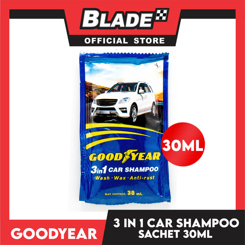20pcs Goodyear 3in1 Car Shampoo Sachet 30ml