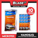 10pcs Microtex Nano Sliq Ultra Slick Shine, Quick Detailer 30ml Waterless Carwash, Deep Gloss Finish, Instant Shine In Seconds