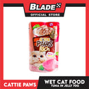 Cattie Paws Rich Tuna in Jelly Cat Wet Food 70g