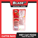 Cattie Paws Rich Tuna in Jelly Cat Wet Food 70g