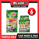 6pcs Turtle Wax Zip Wax Car Wash and Wax Quick and Easy 30ml