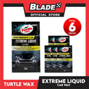 6pcs Turtle Wax Performance Car Extreme Liquid Car Wax A-2027 50ml (Black)