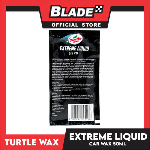 12pcs Turtle Wax Performance Car Extreme Liquid Car Wax A-2027 50ml (Black)