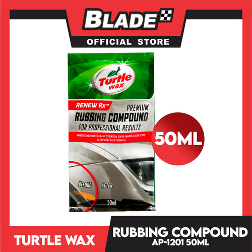 12pcs Turtle Wax Premium Rubbing Compound 50mL