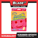Scrub Mommy Dual-Sided Scrubber +  Sponge Flexture Scrubber (Pink)