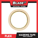 Flex Stick Masking Tape 12mm x 22meters (Beige) General Purpose for Home and Office use