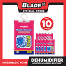 Micromagic Home Hanging Dehumidifier Moisture Absorber (10pcs) 80g/Sachet prevents moisture damage and mold growth