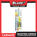 Carmate M2 Car Rearview Mirror 3000SR (268x74MM) Black Frame Gently Curved Mirror